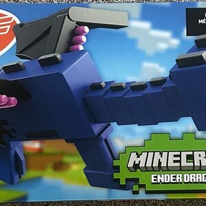 Nerf Ender Dragon Blaster, 4-Dart Internal Clip, 12 Foam Darts